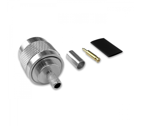Кабельная сборка VEGATEL RG-58 A/U Cu (ГОСТ, PE, черный) (SMA-male - N-male) 2 м