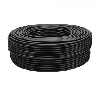 Кабель VEGATEL RG-58 A/U Сu (ГОСТ, PVC, многожильный, черный) бухта 100м